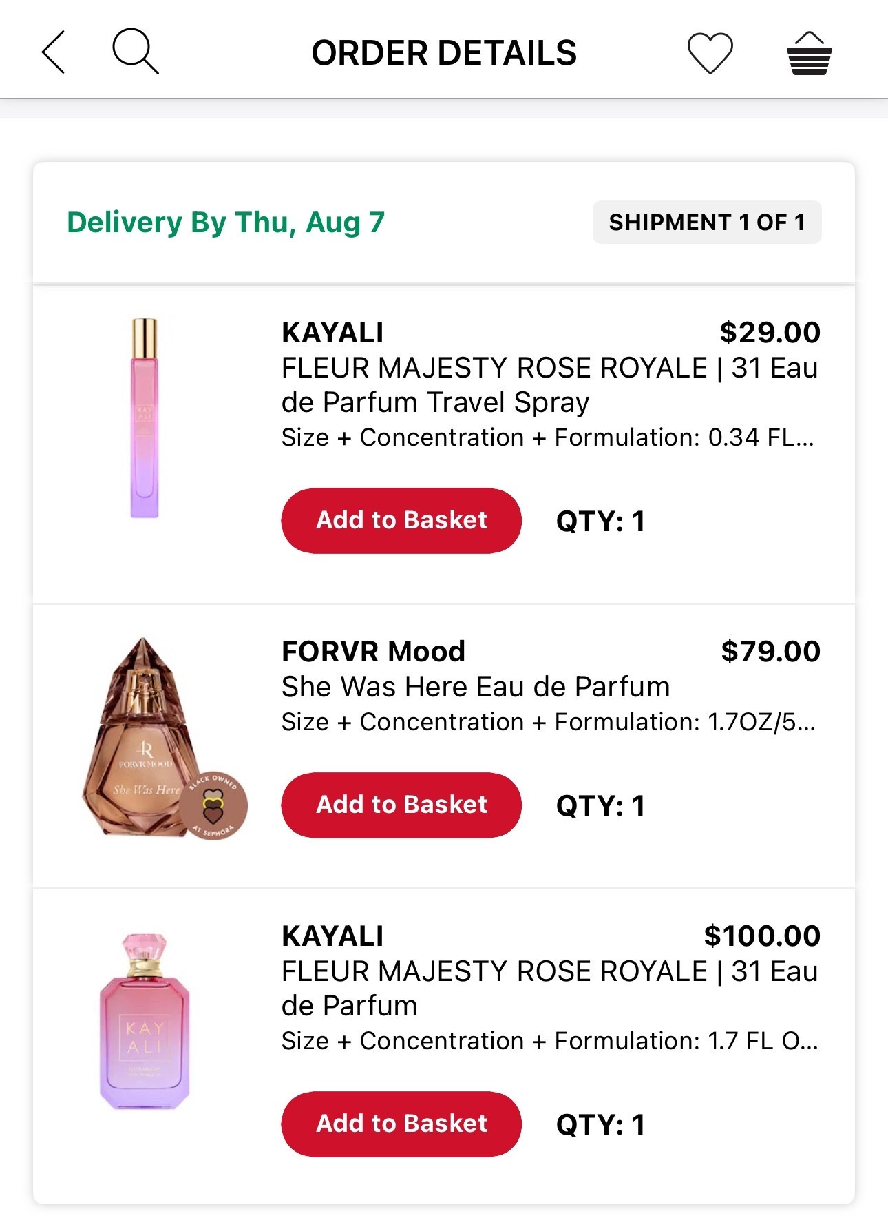 Shop my Sephora fragrance order! 

She was here just landed on the Sephora app and Kayali is finally back in stock! 

Up your fragrance game #sephora

#LTKBeauty