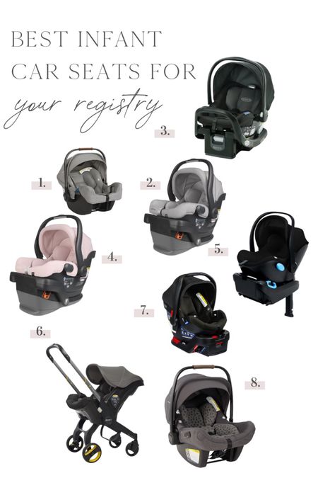 Best infant car seats to add to your baby registry per Baby List 

#LTKfamily #LTKbaby #LTKbump