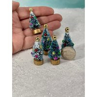 Miniature Christmas Tree, Teeny Tiny Tree, Fairy Garden Accessories, Table Top Tree For Dollhouse, Xmas Trees | Etsy (US)