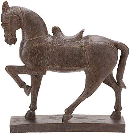 Deco 79 Polystone Horse Decor, 15 by 14-Inch | Amazon (US)