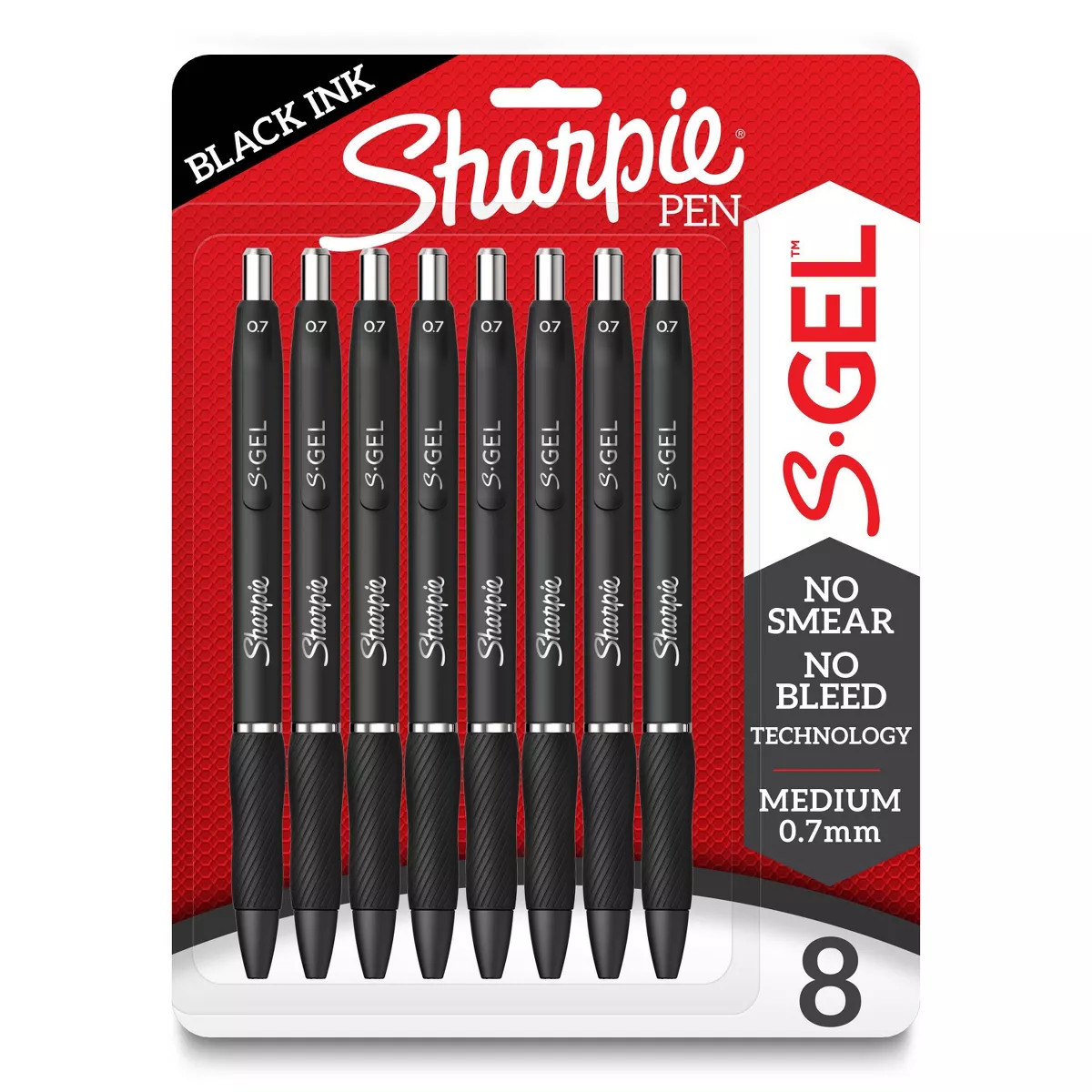 Sharpie Gel Pens S-Gel 0.7mm Black | Target