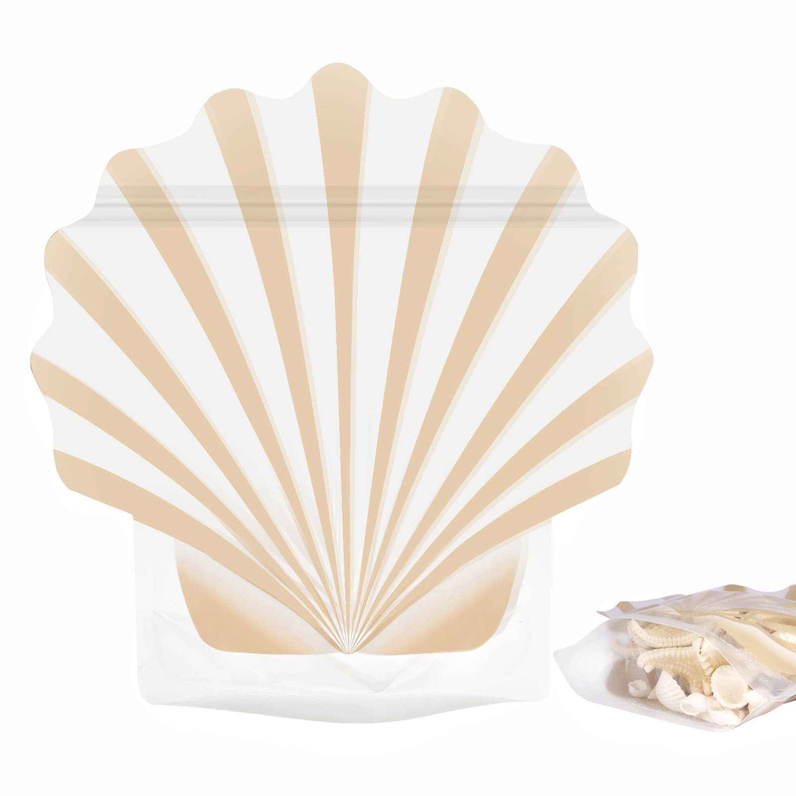 Luvlewen 20pcs Seashell Bags, Hangover Recovery Kit Bags, Beach Party Favor Bags | Amazon (US)