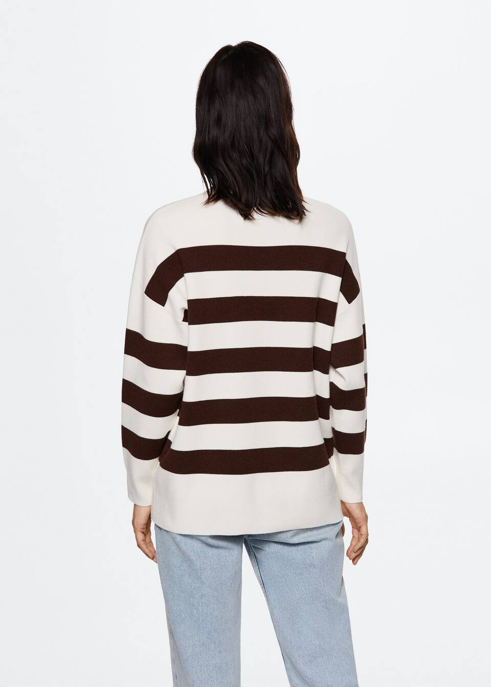 Striped knit sweater | MANGO (US)
