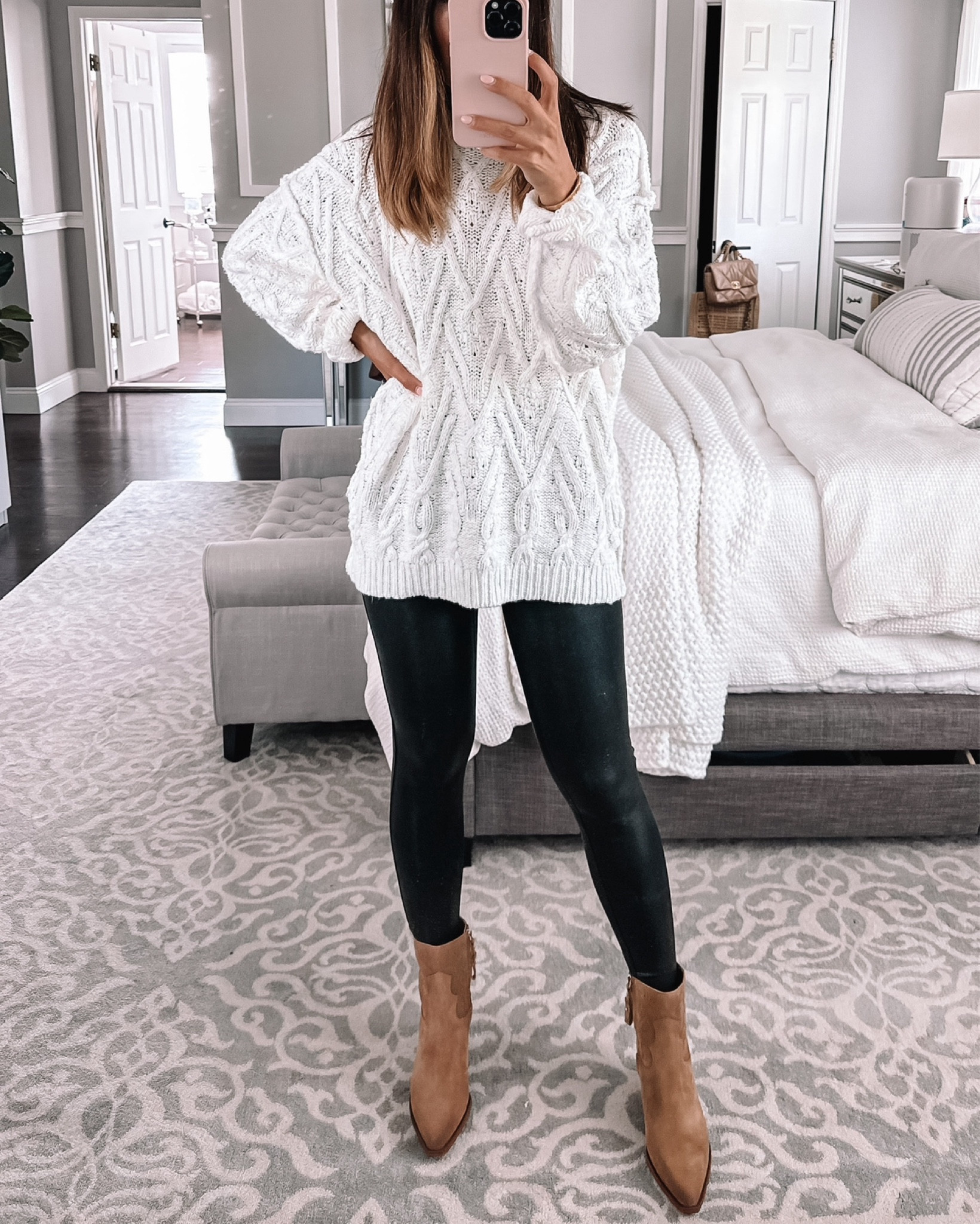 Oversized free people sweater from Nordstrom anniversary sale! 

#LTKStyleTip #LTKFindsUnder100 #LTKxNSale