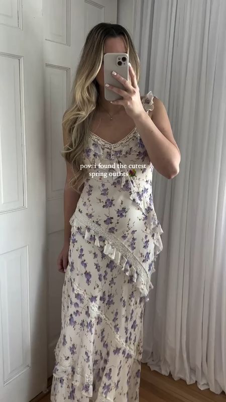 Adore these spring outfits 💜 so cute for summer trips too! Wedding guest dress, vacation dress, country concert outfit, summer outfit, spring outfit

#LTKfindsunder100 #LTKstyletip #LTKtravel
