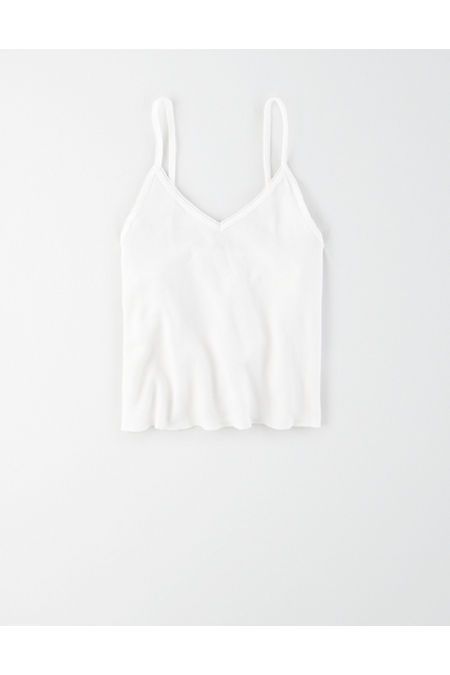 AE V-Neck Cropped Cami | American Eagle Outfitters (US & CA)