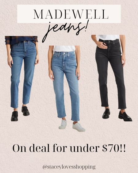 Madewell jeans on sale! I love the perfect vintage jean and the vintage straight jeans! They run big so go with your lower size or size down. 

Jeans, straight leg jeans, Madewell jeans, slim fit jeans, skinny jeans 

#LTKunder100 #LTKsalealert #LTKSeasonal