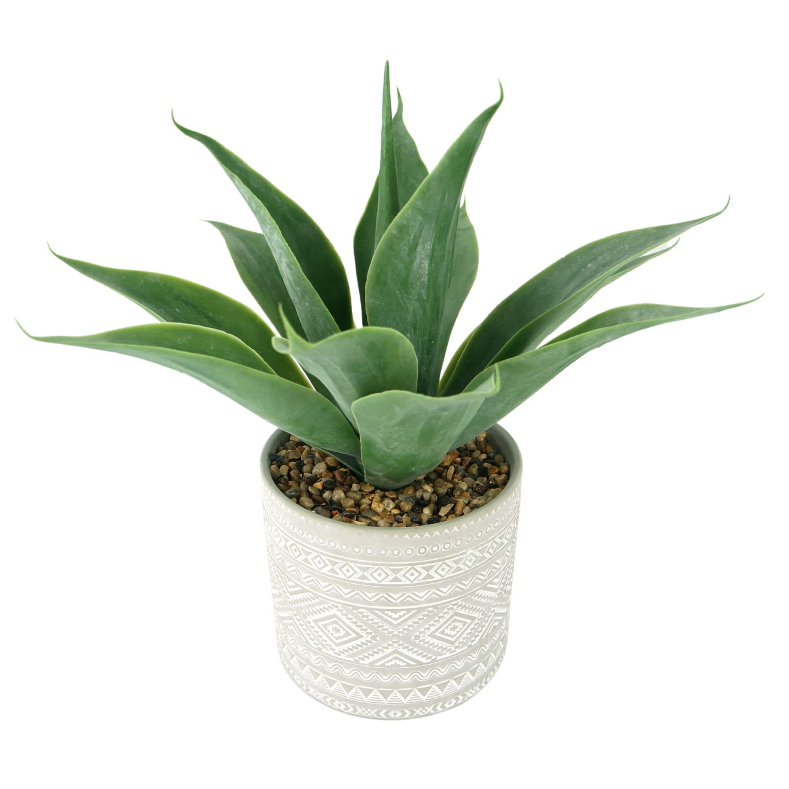 Plantas artificiales en maceta, suculenta artificial de 13.8 pulgadas, planta de aloe sintético ... | Amazon (US)