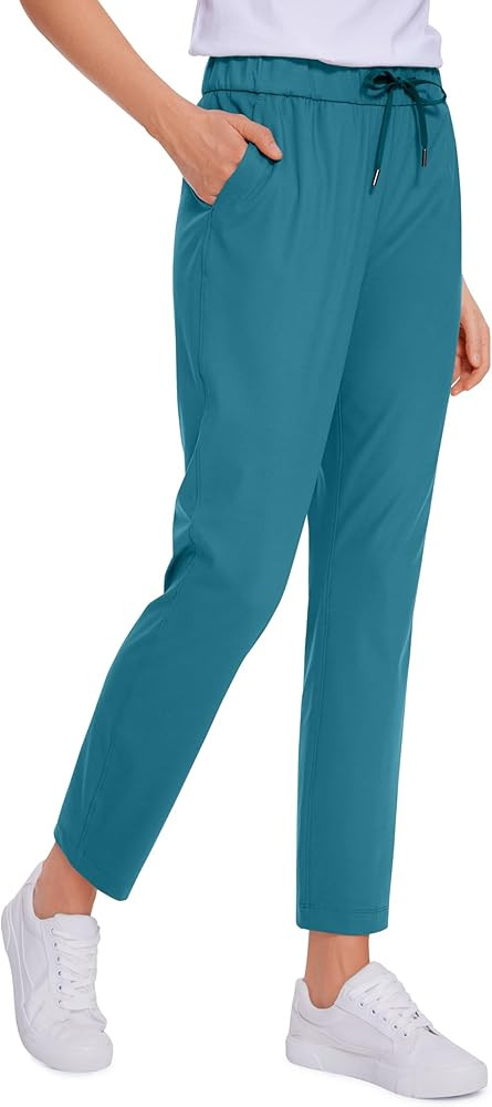CRZ YOGA Womens 4-Way Stretch 7/8 Ankle Golf Pants Work Sweatpants Dress Yoga Travel Casual Loung... | Amazon (US)