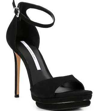 Gianni Bini Nessie Suede Ankle Strap Platform Dress Sandals | Dillard's | Dillard's