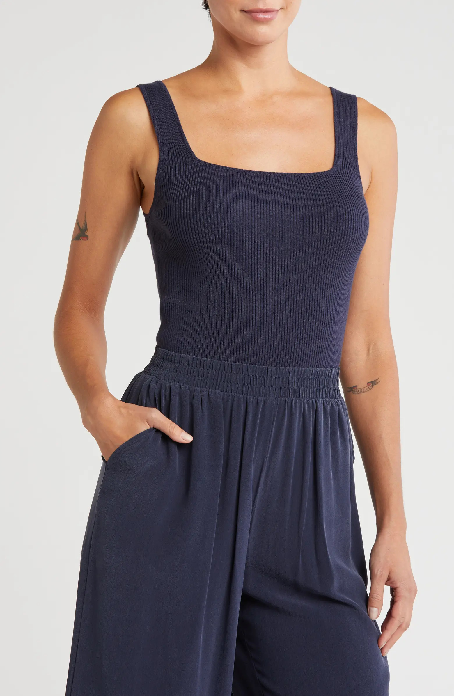 Rib Knit Sleeveless Sweater | Nordstrom Rack