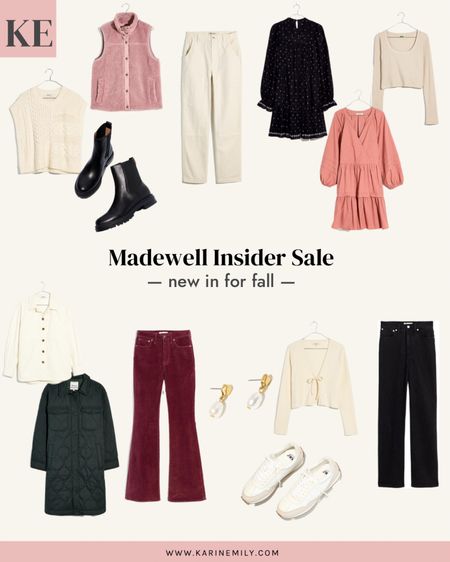 Madewell Insider Sale - new in for fall 

#LTKSeasonal