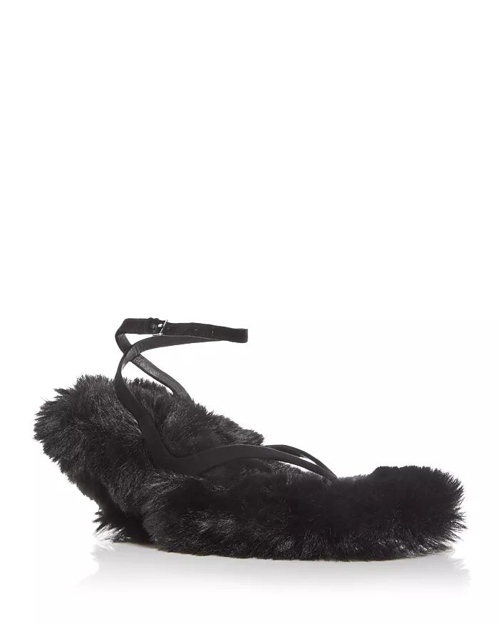 Women's Fuzzette Faux Fur Thong Sandals | Bloomingdale's (US)