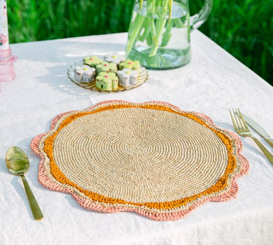 Anina Round Placemat, Set of 4 | Pottery Barn (US)