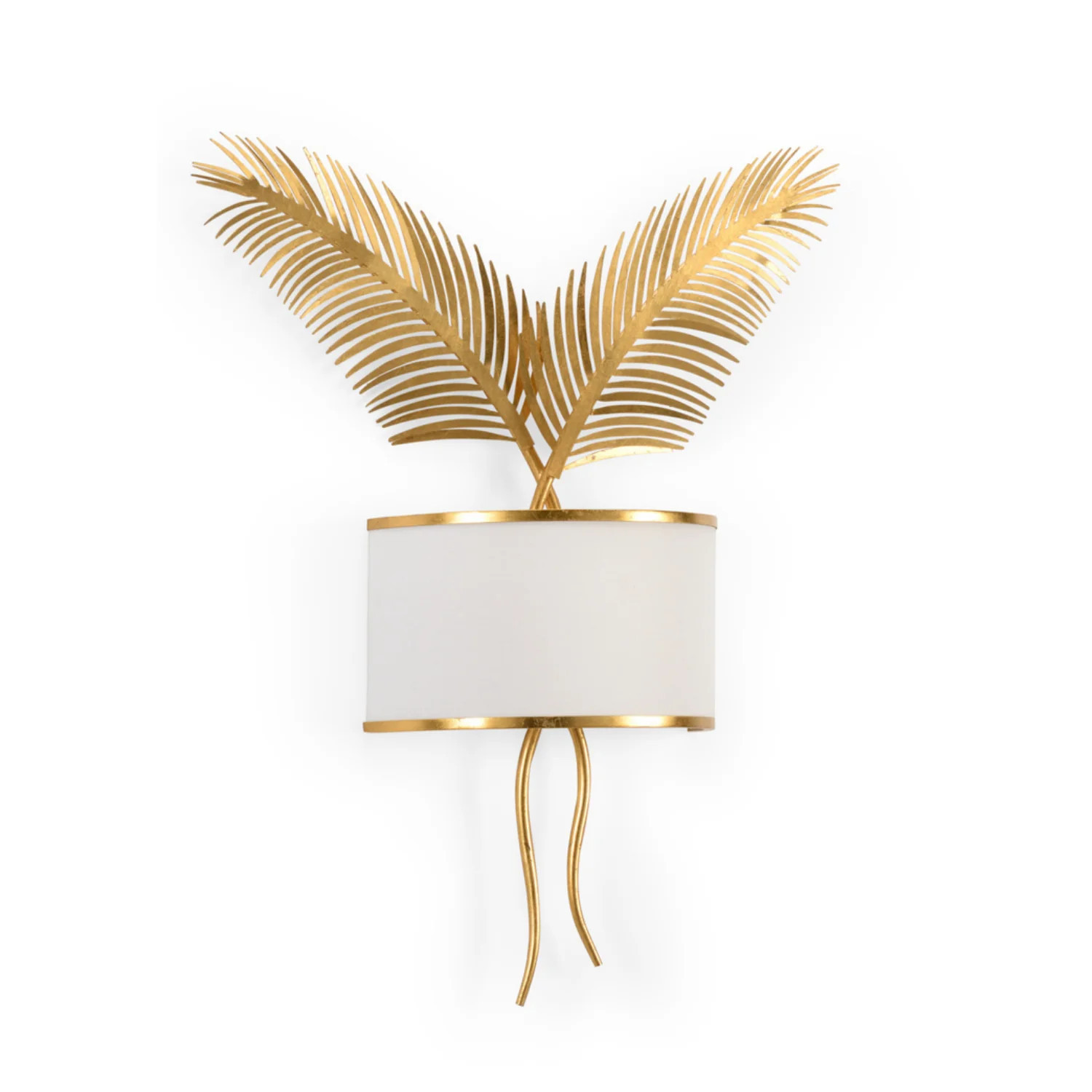 Double Palm Sconce - Gold | Gorgeous Living