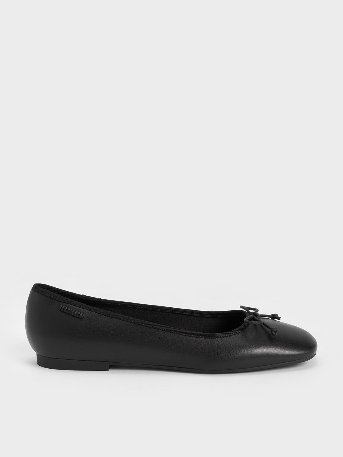 Rhea Bow Ballerinas
 - Black | Charles & Keith UK