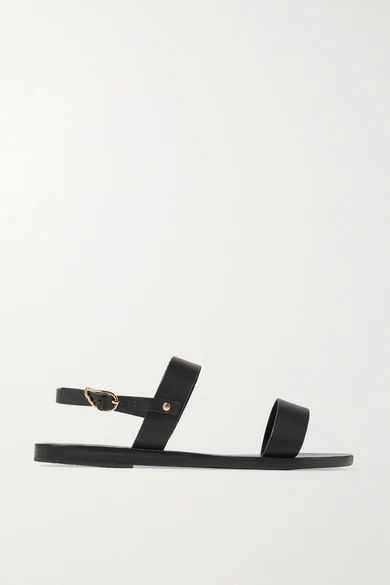 Ancient Greek Sandals - Clio Leather Sandals - Black | NET-A-PORTER (US)