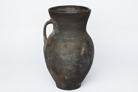 Old Clay Vase Dulux Wabi Sabi Dusty Pottery Pot With Handle - Etsy | Etsy (US)