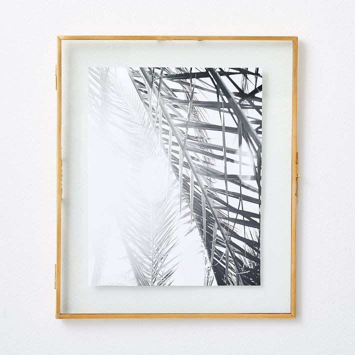 Terrace Floating Frames- Antique Brass | West Elm (US)