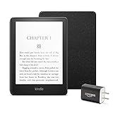 Kindle Paperwhite Essentials Bundle including Kindle Paperwhite - Wifi, Ad-supported, Amazon Leather | Amazon (US)