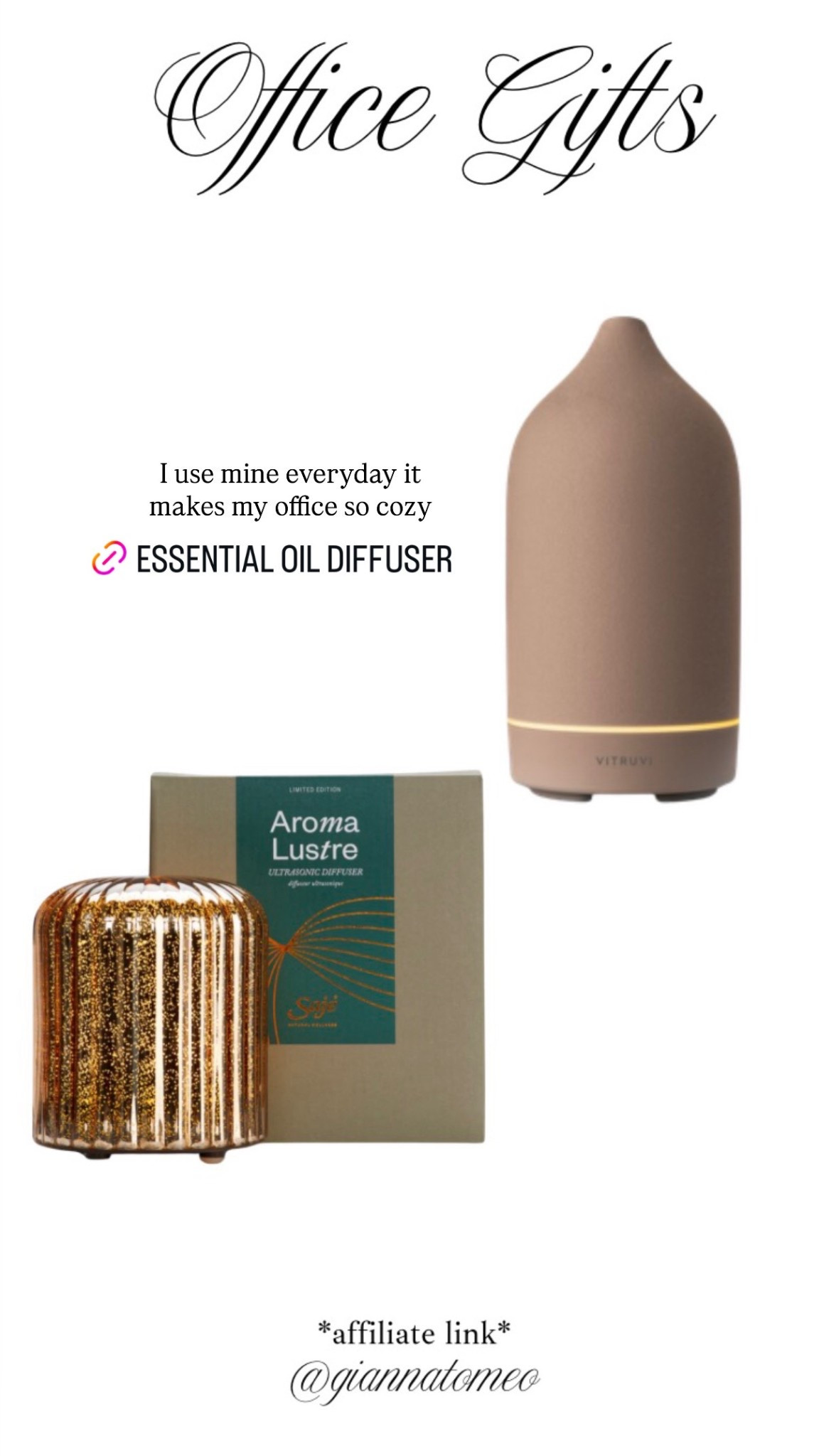 Essential oil diffuser 

#LTKHoliday #LTKGiftGuide