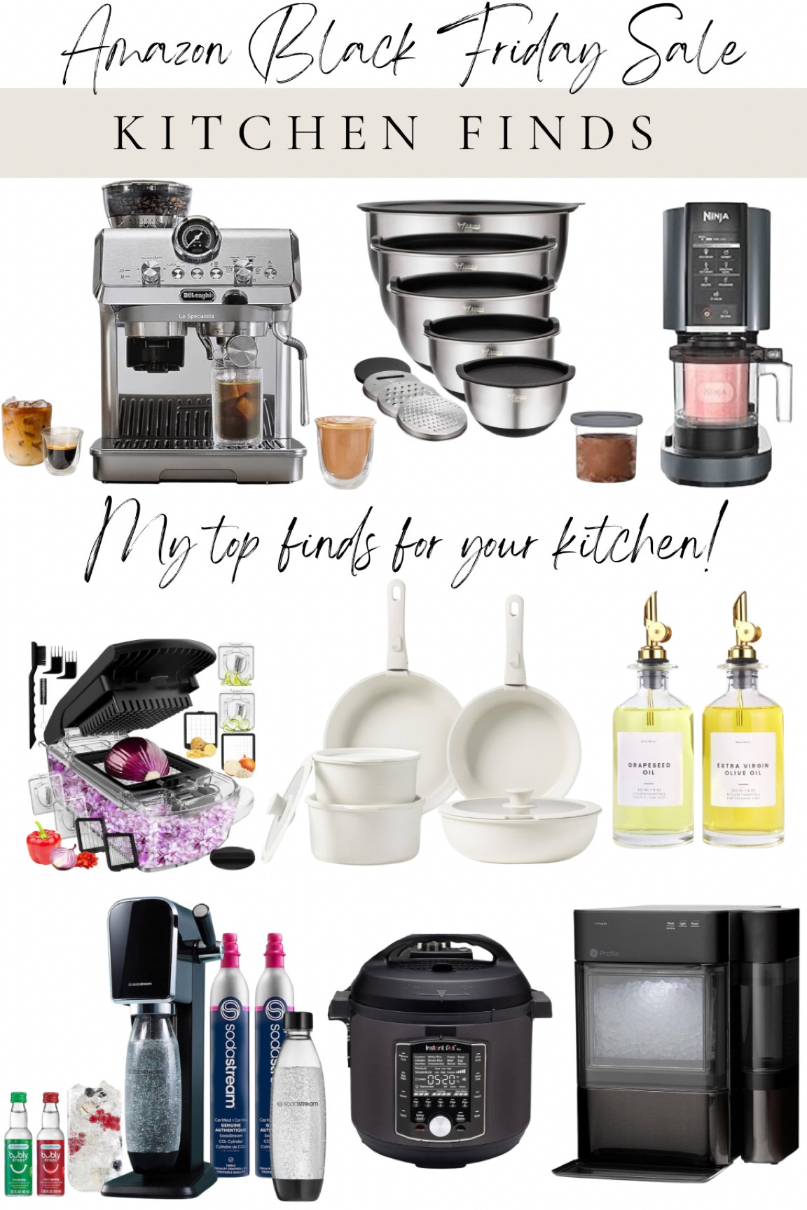 Save big on the kitchen appliances you’ve been eyeing during Amazon Black Friday sale! Also great gifts for mom or the homebody

#LTKGiftGuide #LTKHome #LTKCyberWeek