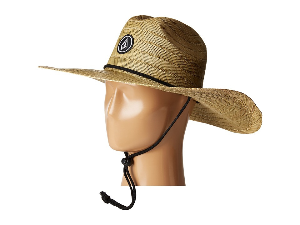 Volcom - Quarter Straw Hat (Natural) Caps | Zappos
