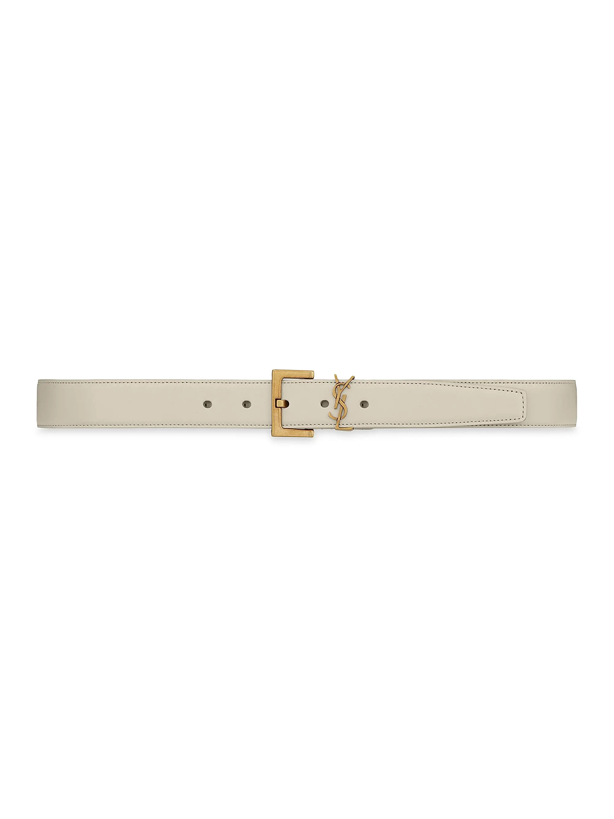 Monogram Leather Belt | Saks Fifth Avenue