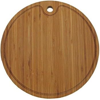 Bamboo Round Cutting Board 15" diameter x 0.75" thickness - 1 Piece | Amazon (US)
