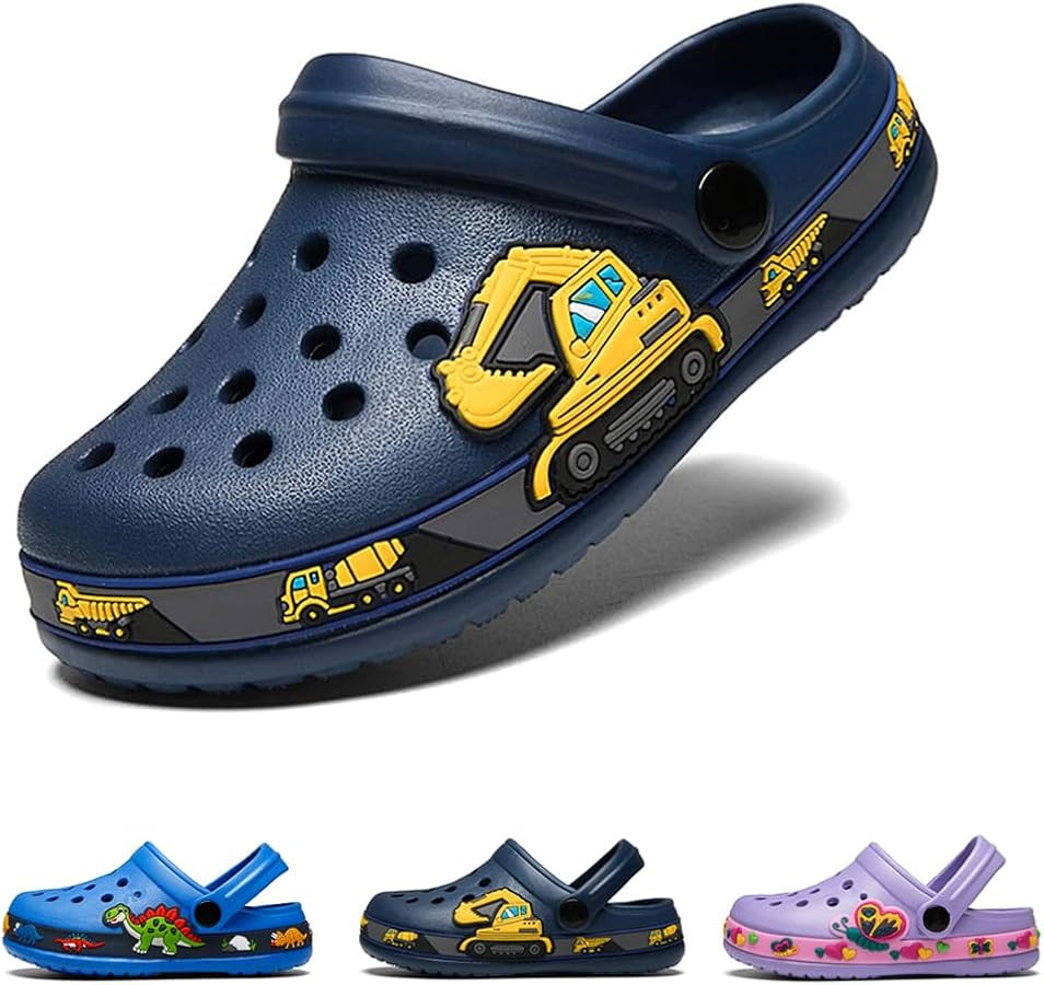 Drecage Toddler Clogs Kids Clogs for Girls Boys Slip on Garden Clogs Slide Sandals Waterproof Bea... | Amazon (US)