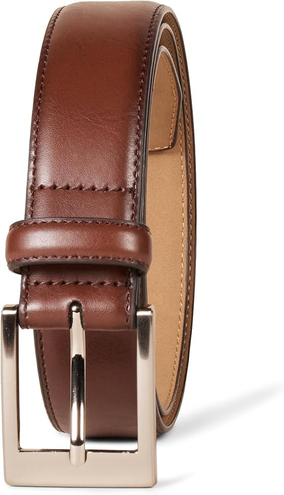 Amazon Essentials Men's Leather Belt, Classic Style | Amazon (US)