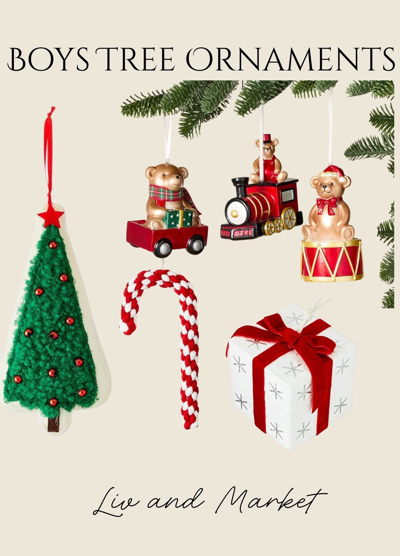 Some of the ornaments used for the boys Christmas tree

#LTKKids #LTKHoliday #LTKHome