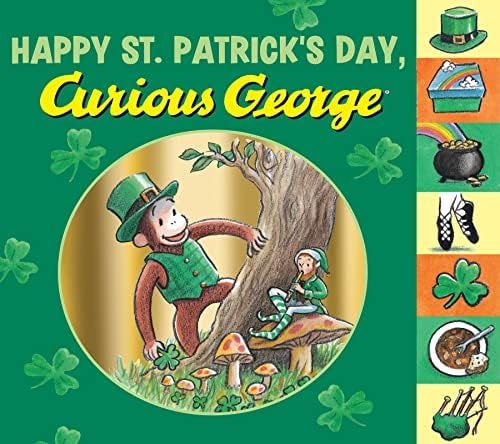 Happy St. Patrick's Day, Curious George Tabbed Board Book | Amazon (US)