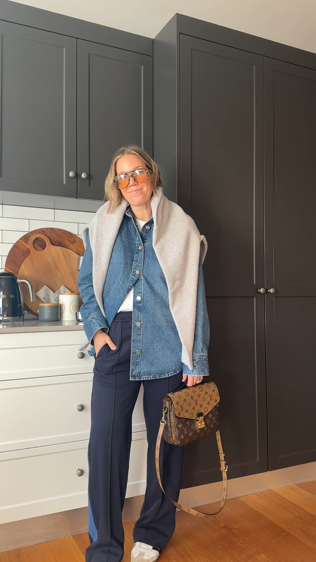 Using one of my favourite outfit formulas for a comfortable, put together outfit that’s easy to grab and go 🖤

#LTKautumn #LTKaustralia