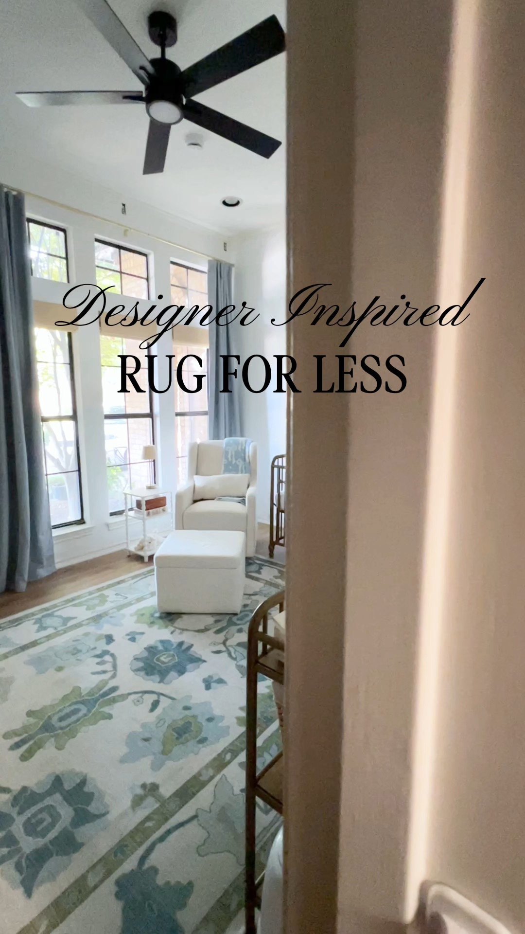 Still not over how cozy this space feels 💙💚 The blue and green Oushak rug from @famerugs completely ties the nursery together — it’s the perfect blend of classic nursery decor, traditional home style, and vintage-inspired design. I wanted something that felt timeless, preppy, and elevated without spending a fortune, and this Oushak rug look for less was the perfect find.

#famerugs #famepartner #ltkhome

blue and green Oushak rug, Oushak rug look for less, nursery rug ideas, classic nursery decor, timeless nursery design, traditional nursery style, gender neutral nursery decor, baby boy nursery ideas, cozy nursery design, nursery room inspiration

#LTKHome #LTKBaby