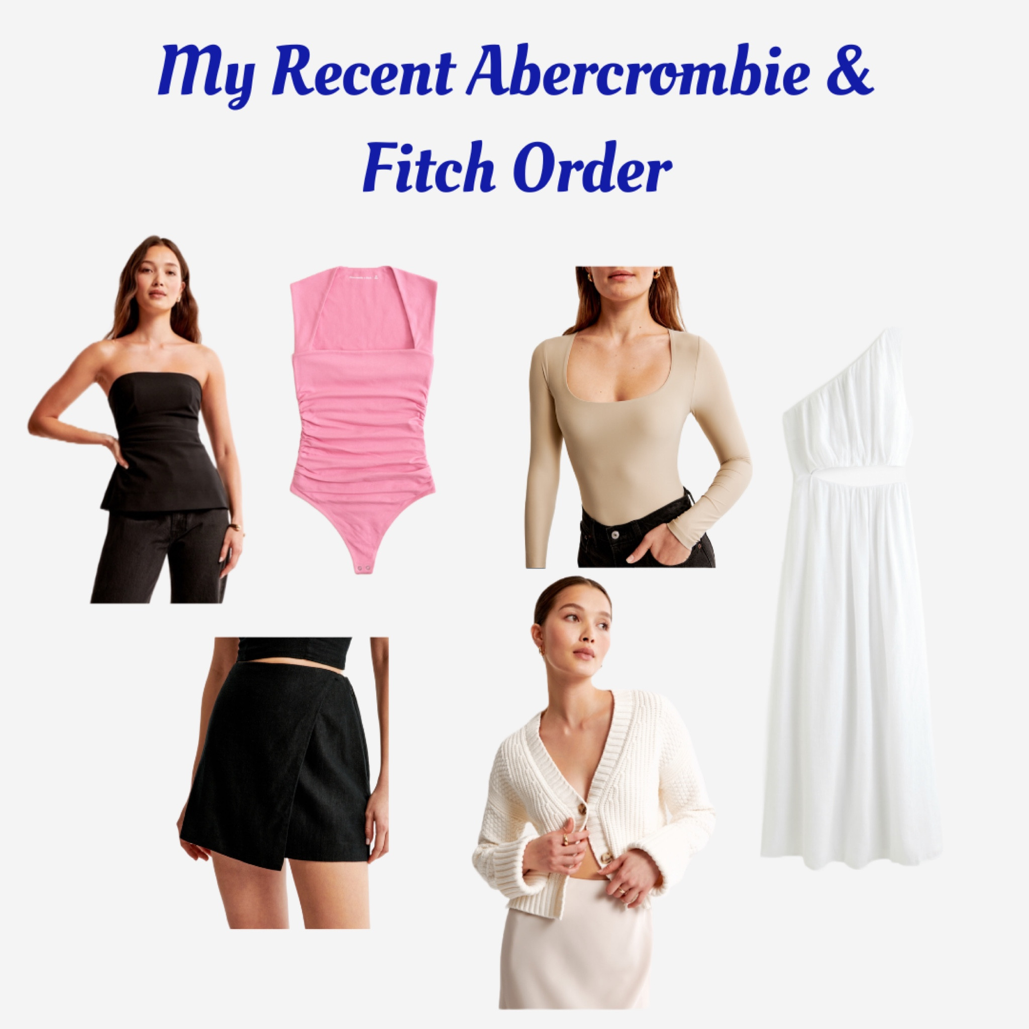 My recent A&F order - they’re having a sale right now. I can’t wait to get these goodies in the mail!! 

#LTKSeasonal #LTKsalealert #LTKfindsunder100