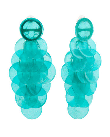 Made In Thailand Mermaid Scales Earrings | TJ Maxx