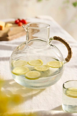 Cane Handle Glass Carafe | Anthropologie (US)