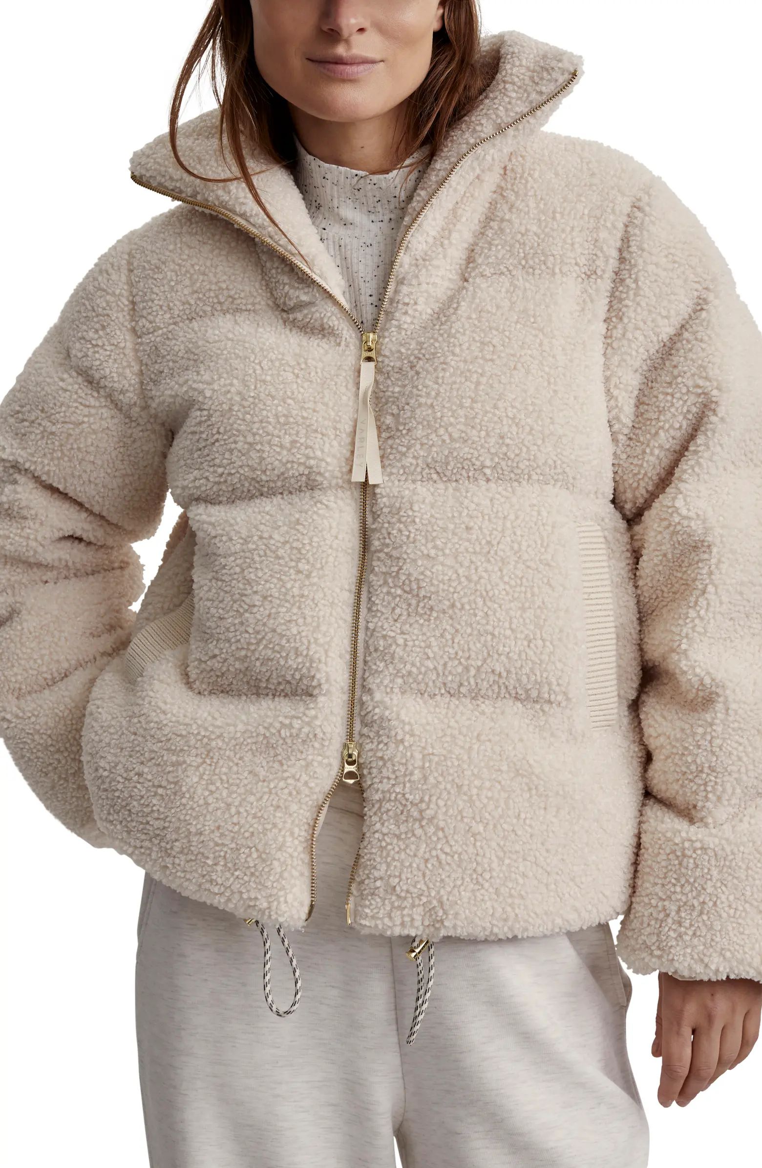 Varley Wilkins Fleece Puffer Jacket | Nordstrom | Nordstrom
