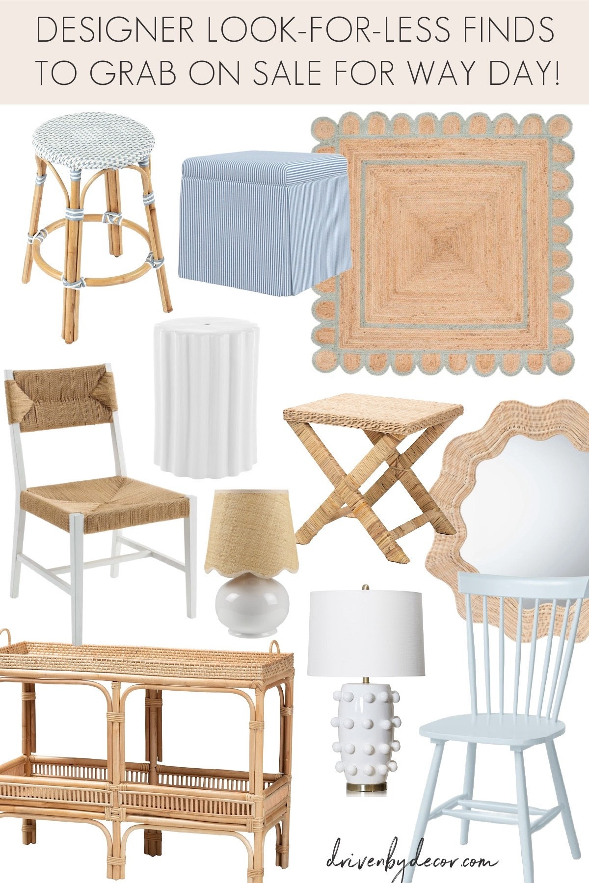 @Wayfair’s biggest sale of the year, Way Day, is here!! For 3 days only (4/25-4/27) get up to 80% off and free shipping on all of these designer look-for-less finds I love! #Wayfair #WayDay #WayfairPartner #Ad

#LTKSaleAlert #LTKHome