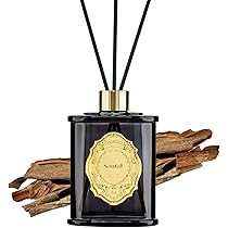 M&SENSE 240ml Large Reed Diffuser for Home | ​Santal Scented Oil Diffuser with Sticks | Natural... | Amazon (UK)