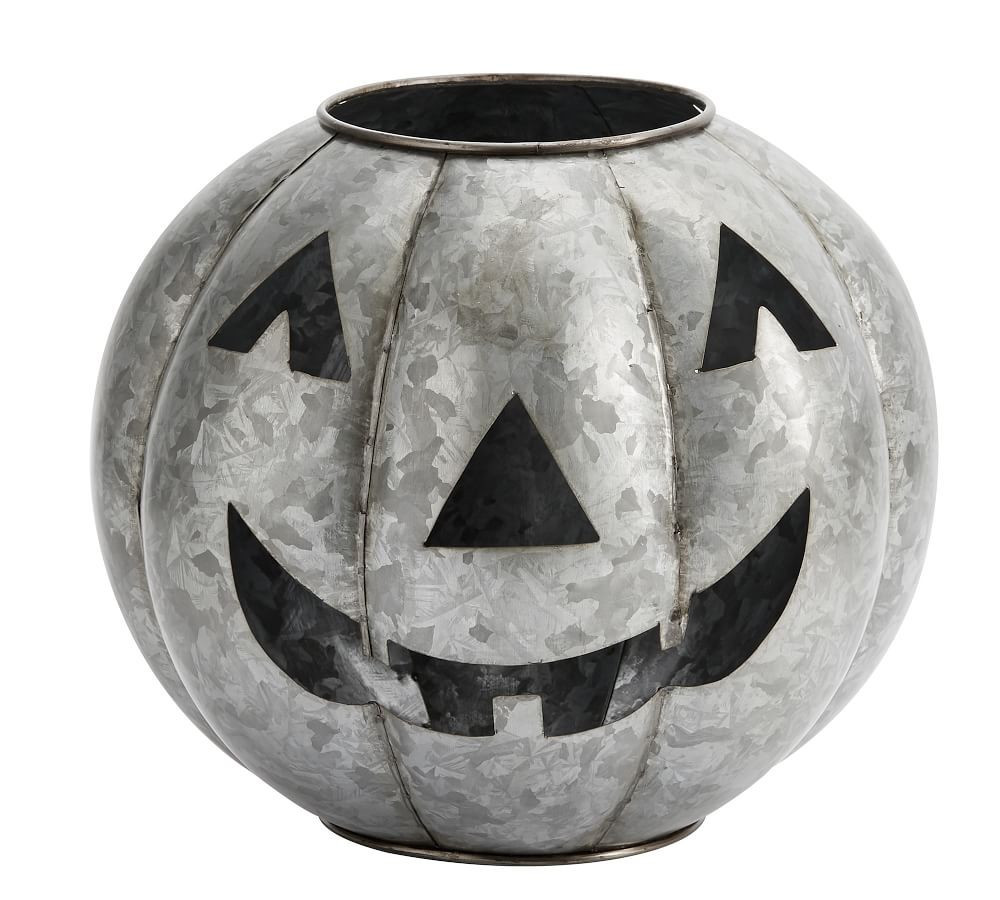 Metal Jack-O-Lanterns - Galvanized | Pottery Barn (US)