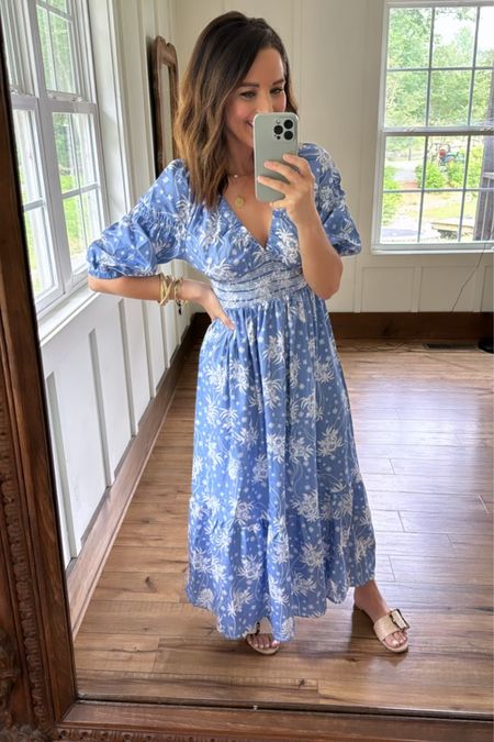 Amazon look a like find!! The cutest floral maxi dress for spring/summer! 
Amazon looks for less, spring outfit inspo

#LTKFindsUnder50 #LTKStyleTip #LTKSeasonal