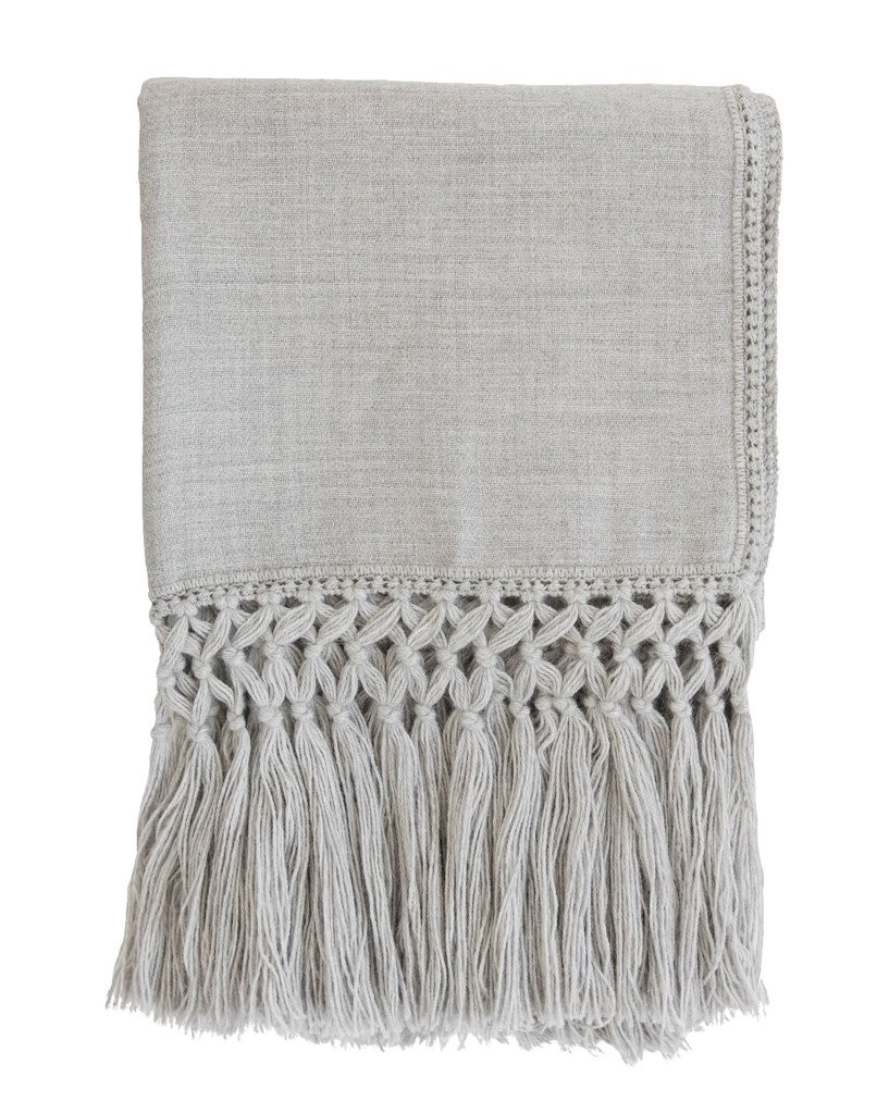 Fringed Alpaca Throw | McGee & Co.