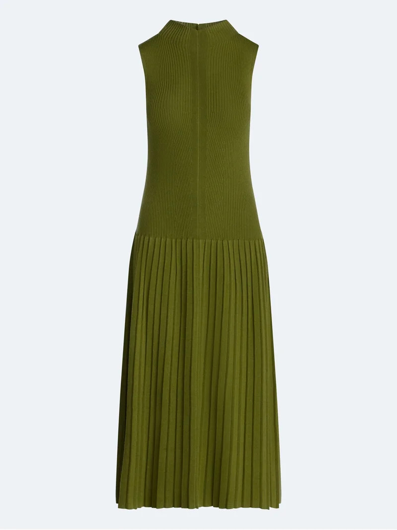 Scoop Women's and Women's Plus Mock Neck Midi Sweater Dress, Sizes XS-4X | Walmart (US)