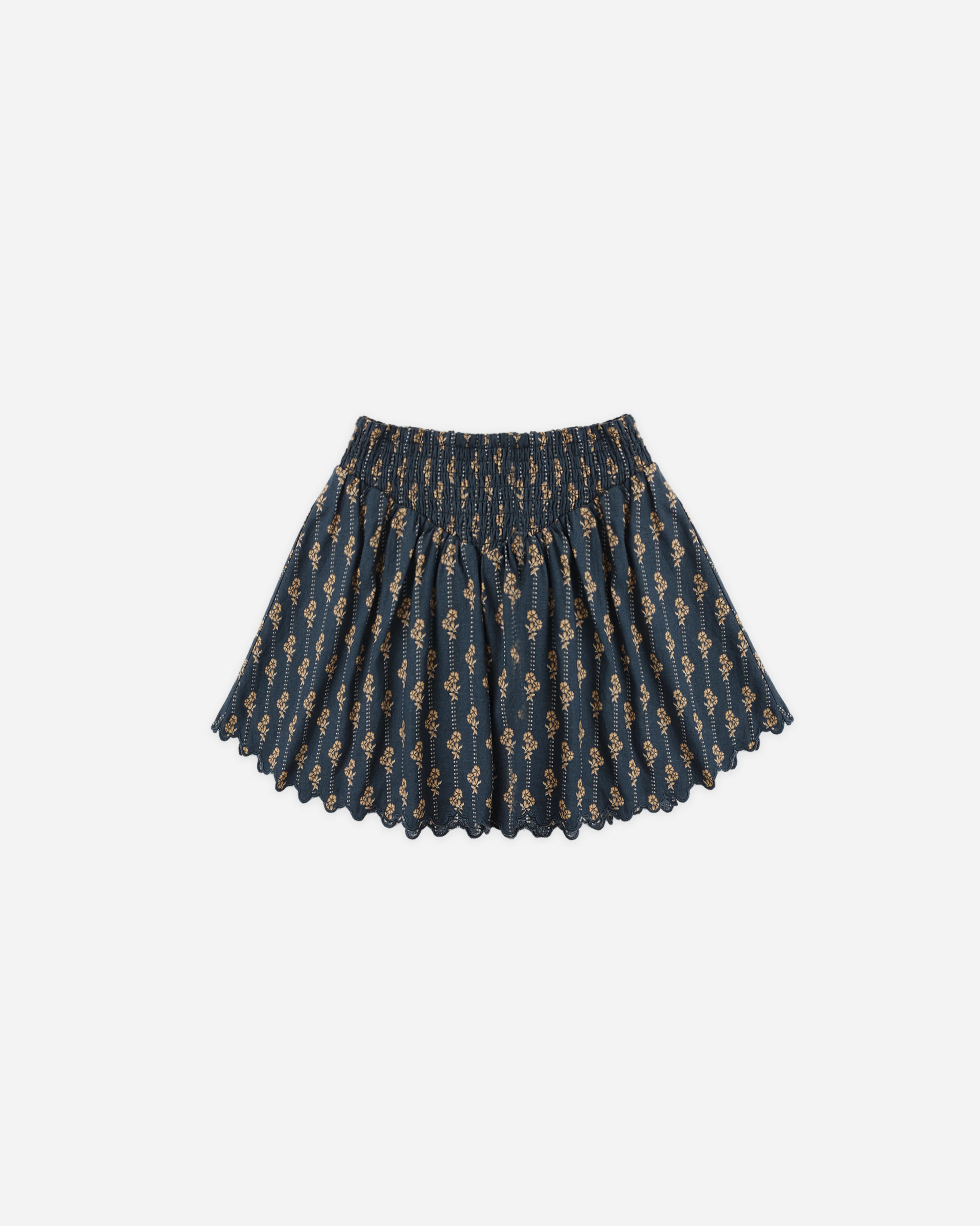 Smocked V Mini Skirt || Vintage Bloom | Rylee + Cru