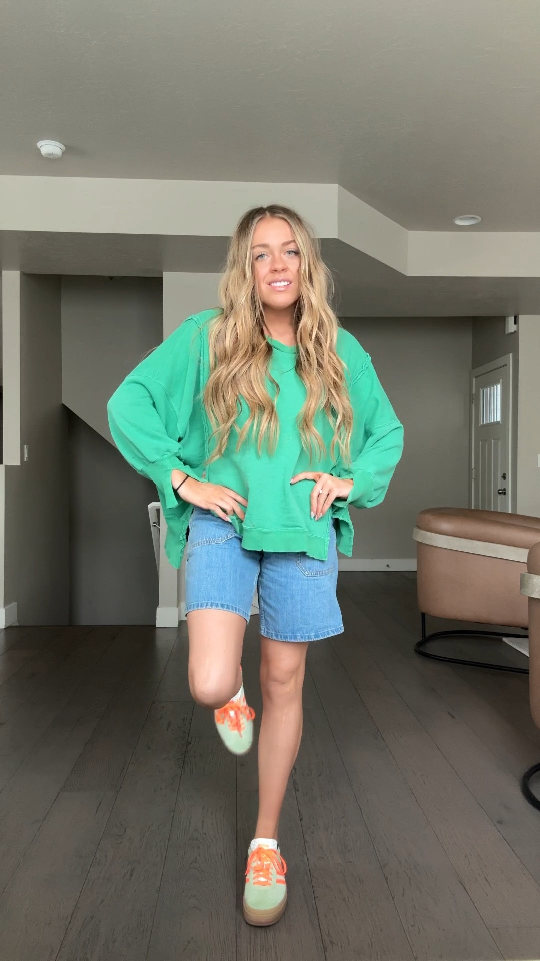 The perfect shorts for summer! 
Shorts - 2
Top - XS
Shoes - Size down 1/2 a size usually an 8 bought a 7.5 

#LTKBeauty #LTKStyleTip #LTKSeasonal