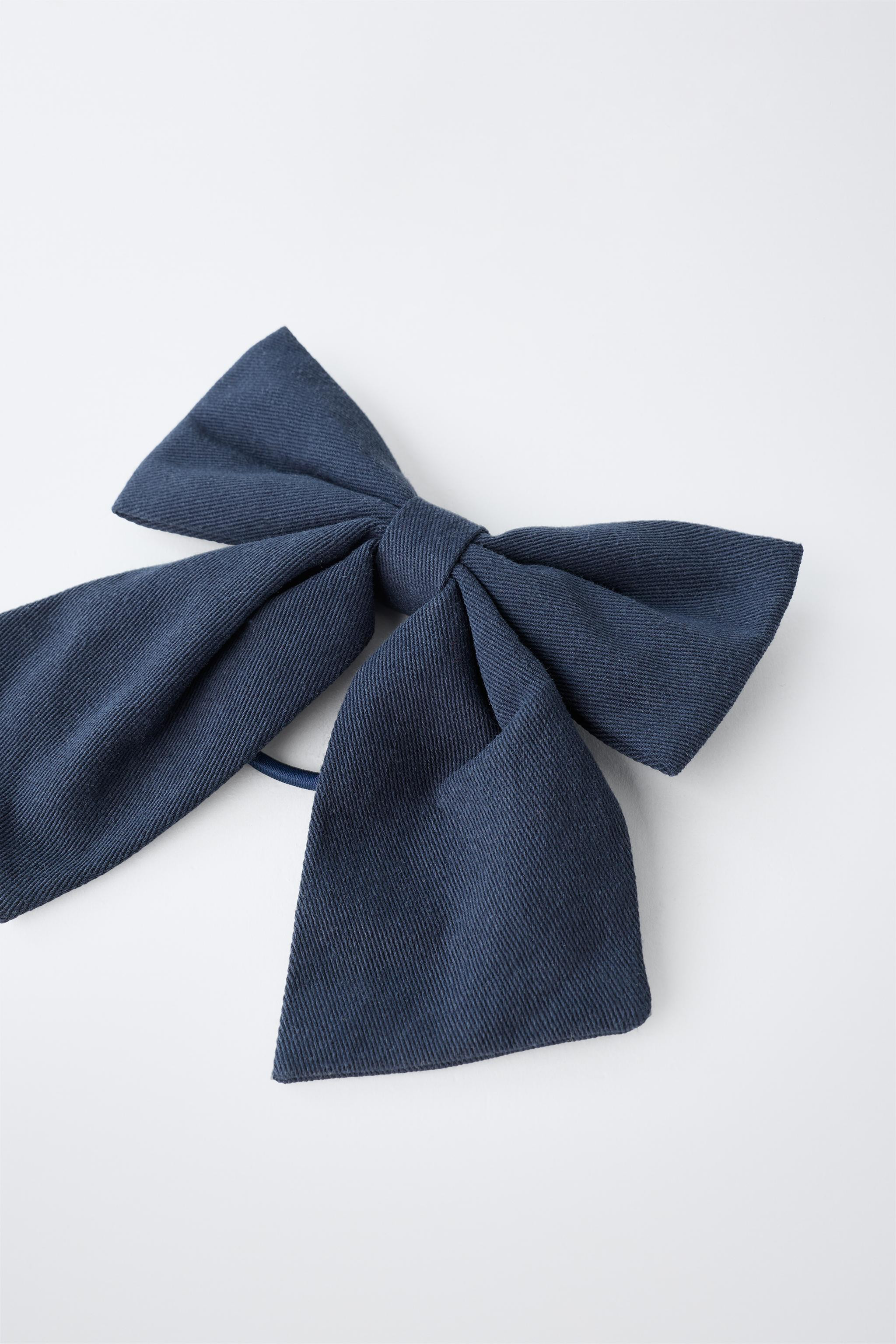 BOW HAIR TIE AND BARRETTE SET | Zara US