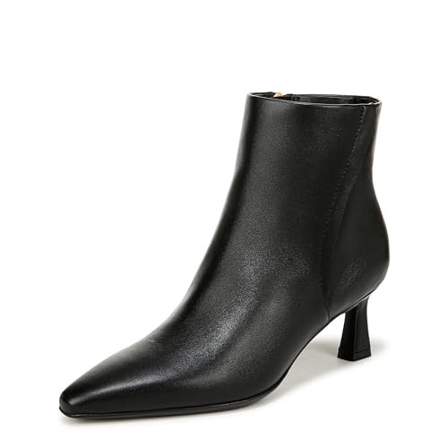 Naturalizer Women's Deesha Bootie Ankle Boot Black Leather 8.5 N | Amazon (US)