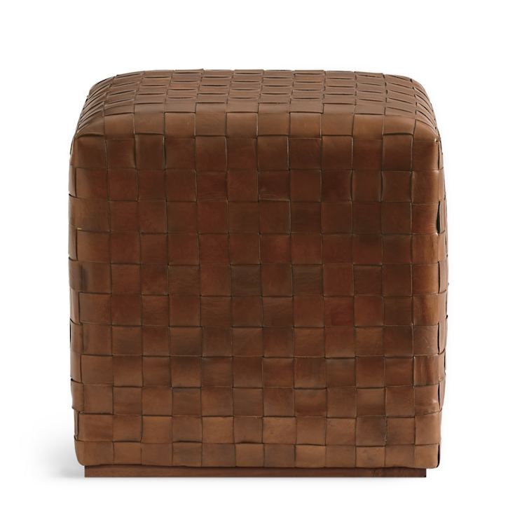 Augusto Woven Ottoman | Grandin Road | Grandin Road